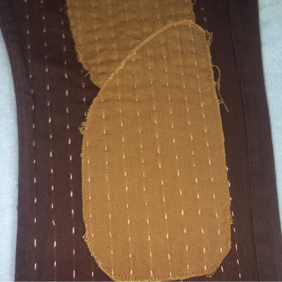 Sandrine Rose X Free People Brown Patch Pants - Picture 13 of 13